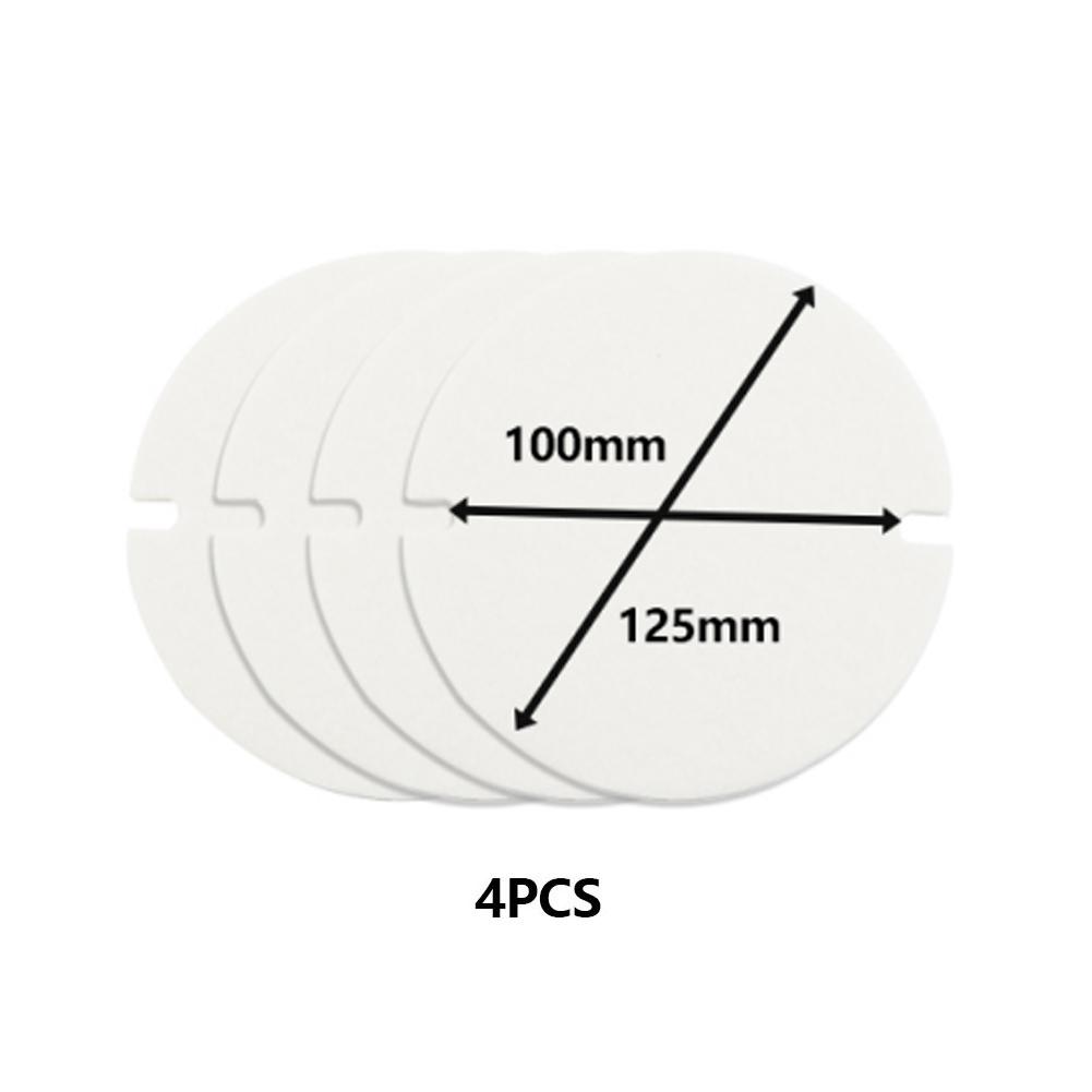 Fiber Paper Stove Door Glass Seal Seal For Stove Pipe Flaps 1200°C 125/155MM 2/4pcs 2mm Flue Pipe Gasket Material