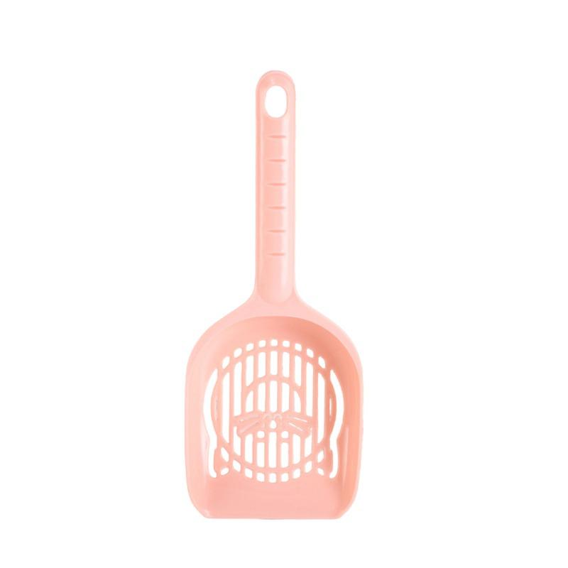 Long Handle Cat Litter Scoop with Fine Holes - Easy to Clean and Perfect for Pet Waste Management