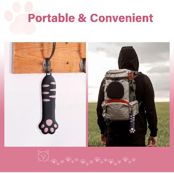 Cat Paw Box Cutter, SKRMISDA Retractable Cat Claw Cutter, Portable Cute Paper Cutter, Carton Sealing Tape Opener for Women, Safe Unpacking Tool for