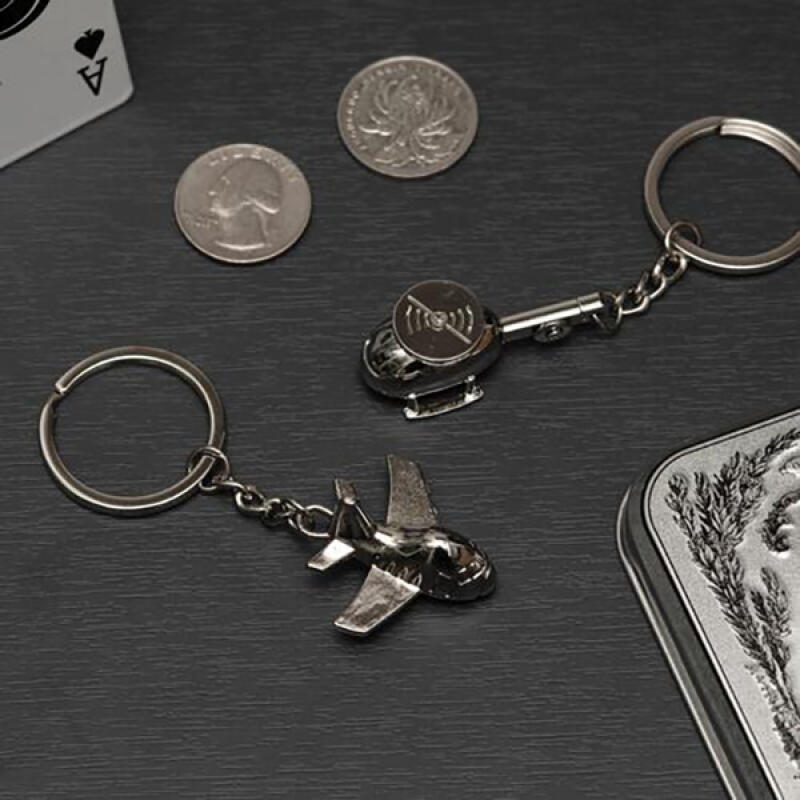 Aircraft Model Metal Keychain Keyring