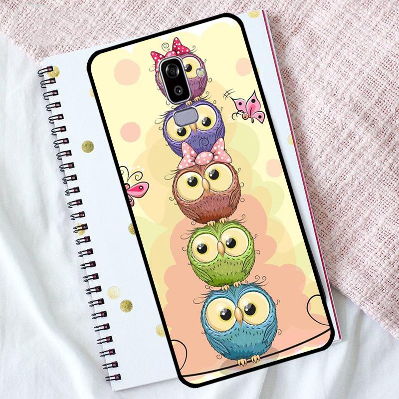 

Cute Cartoon Owl Case For Samsung Galaxy J7 J3 J5 2017 A3 A5 J1 2016 A6 A8 A7 A9 J8 J4 J6 Plus 2018 Cover J5 2017 - J530