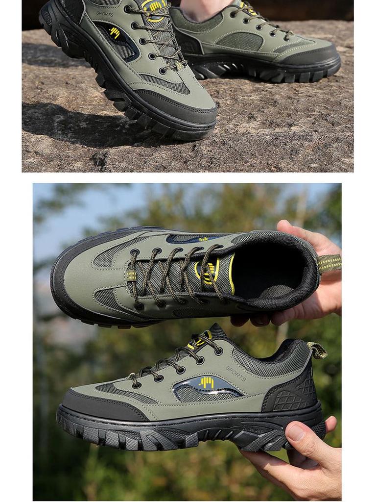 Marken Herren Herbst/Winter Sneaker - Mittelalterlicher Papa Walking- & Wanderschuhe, Schwarz