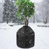 Oxford Cloth Plant Insulation Cover Breathable Thermal Pot Protector For Garden Shrub Trees Reusable Black Winter Plant Cover