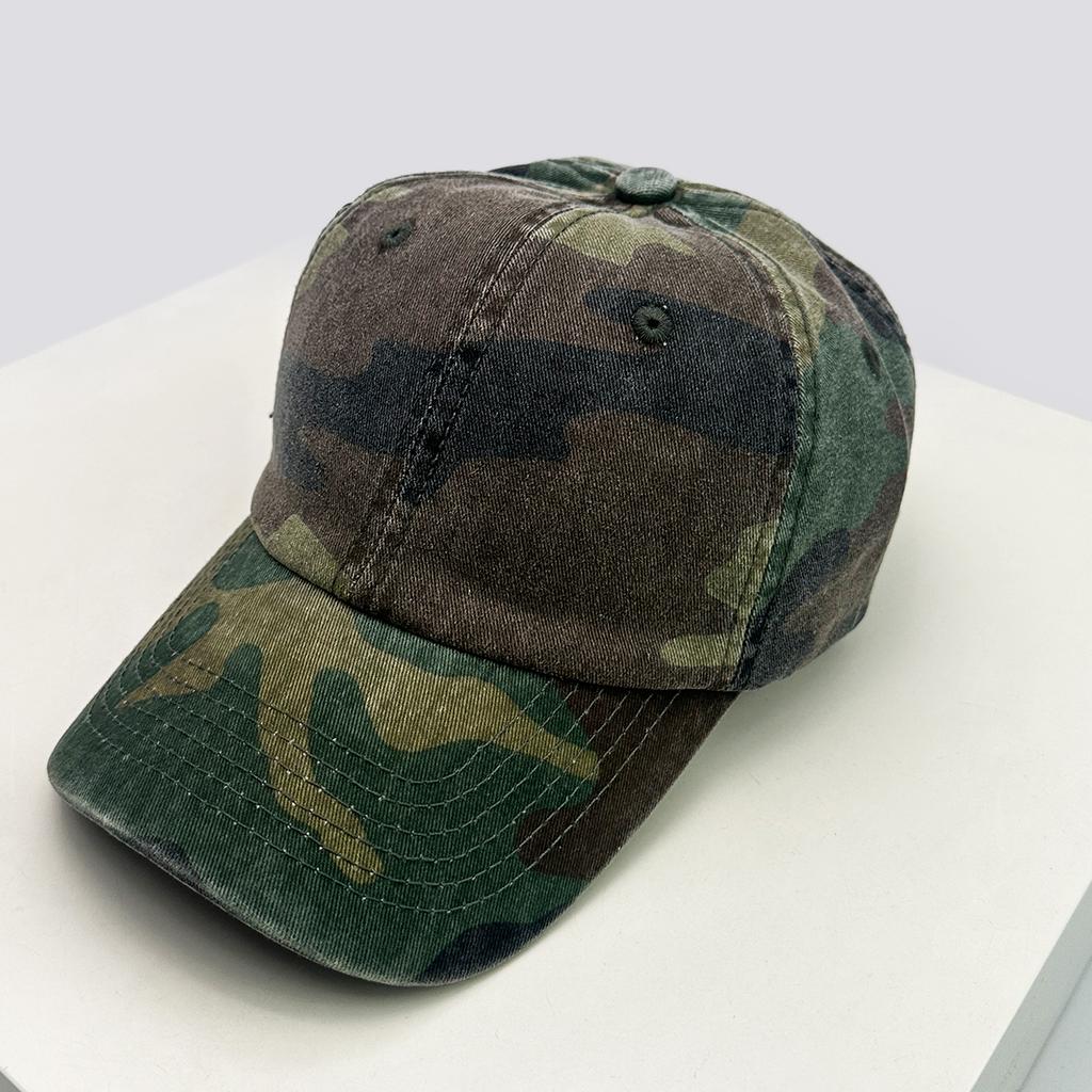 Baseball Style American Camo Street Urban Women  Men For Neutral Gender Fresh Caps Peaked Hats Sunshade Retro Versatile Personal Sports Fashion