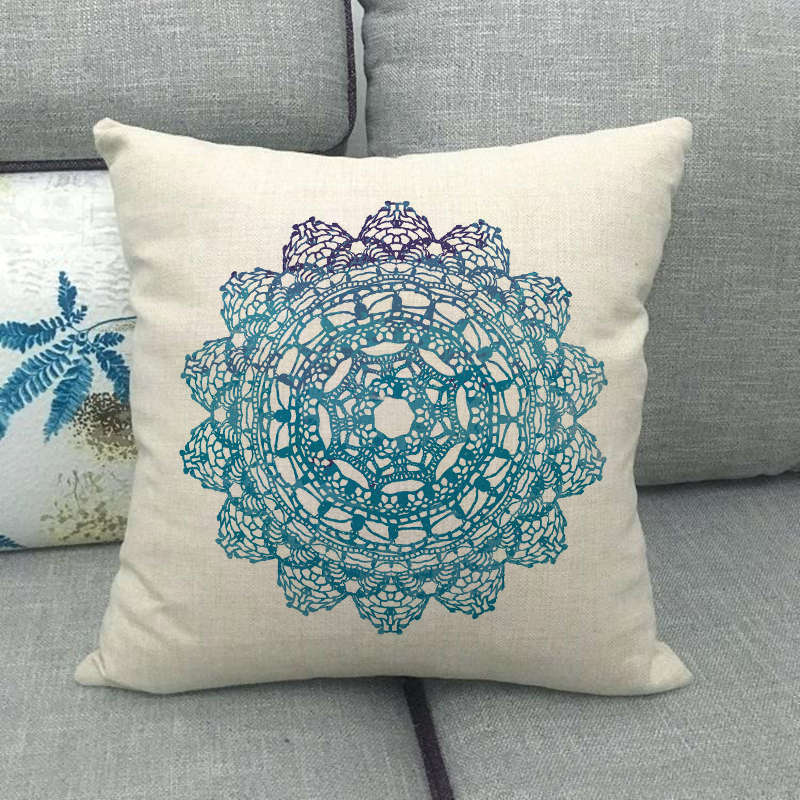 Pattern Geometric Pattern Series Digital Printing Short Plush Pillow Covers For Car Sofa Office Cushion Cover Home Goods