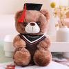 Doctor's Clothing Teddy Bear Doll Plush Toy Small Sitting Bear Doll Stuffed Animals Boys Girls Students Graduation Gifts Kids