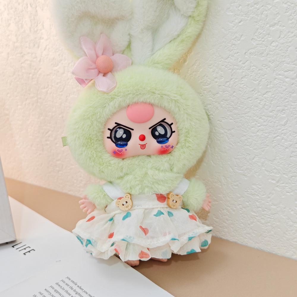 Macaron Little Rabbit Doll Clothes: Cute Pendant, Outfit for 3-Year-Old, Blind Box Edition