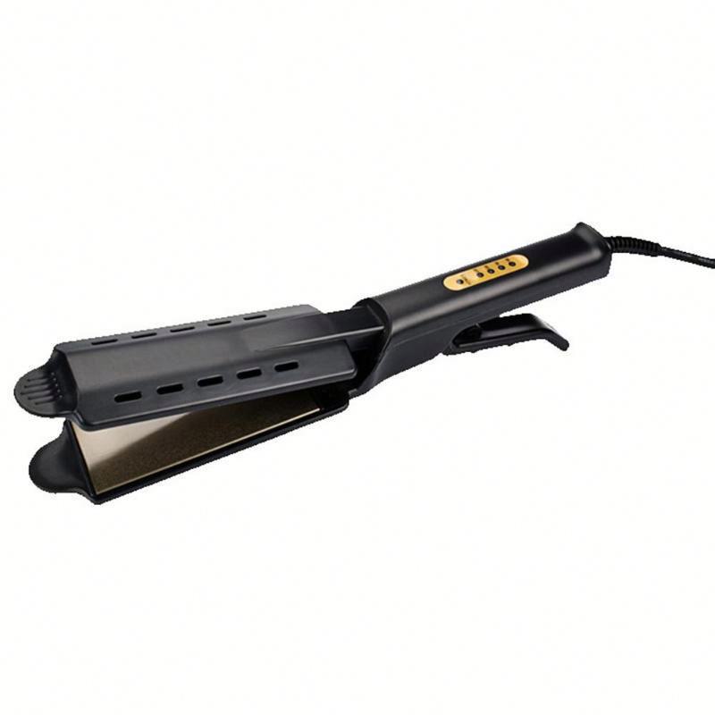 Barber Shop Ion Hair Straightener & Curler – No Damage, Wide, Easy-to-Use
