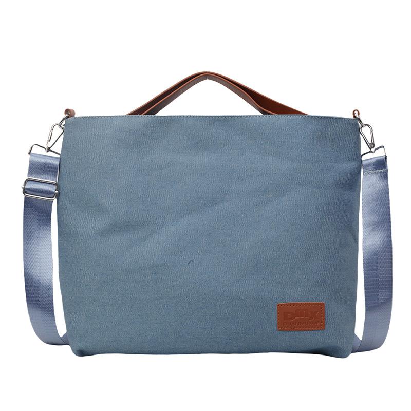 Crossbody Bag Women's Large Capacity Versatile Fashion Niche Design Casual Student Commuter Tote Bag Shoulder Canvas Bag