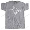 Latest Skeleton Alien BMX Cycle Bike New Tee-Shirts Custom Short Sleeve T-Shirt Funny Fall O Neck Pure Cotton T Shirt for Men