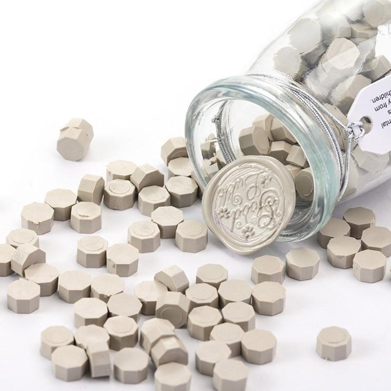  150pcs Octagonal Wax Seal Stamps Scrapbook Material Sealing Wax DIY Craft Decoration Birthday Wedding Stamp