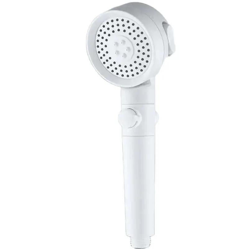 Massage Spa Pressurized Shower Head 3 Modes High Pressure Filter Rainfall Shower Large Flow Spray Nozzle Bathroom Accessories