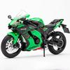1:12 Kawasaki ZX-10R H2R Motorcycle Toy Model Alloy Diecast Light Sound Shock Absorption Racing Motor Models Collection Gift