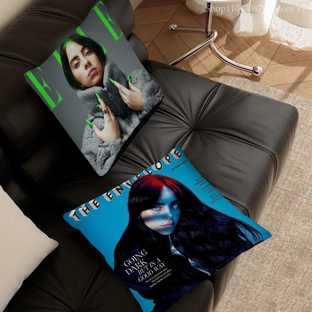 Singer B-Billies Pillow Case Square Pillow Bedroom Sofa Leisure Comfort Cushion Car Living Room Home Decoration 40X40