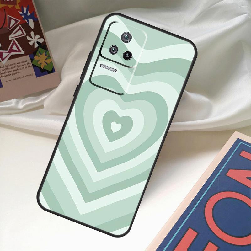 Colorful Heart Circle Love Case For POCO X6 Pro X3 X5 F3 F5 M5s M6 Pro Xiaomi 14 Ultra 11T 12T 13T Pro 12 13 Lite Cover