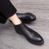 Men Shoes Casual Vintage Men Chelsea Boots Platform Motorcycle Boots Botas Hombre Genuine Leather Ankle Boots Men Comfortable