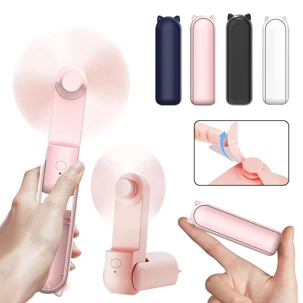 3 Speed Portable Mini Handheld Fan Adjustable Strong Wind Electric Fan  Travel