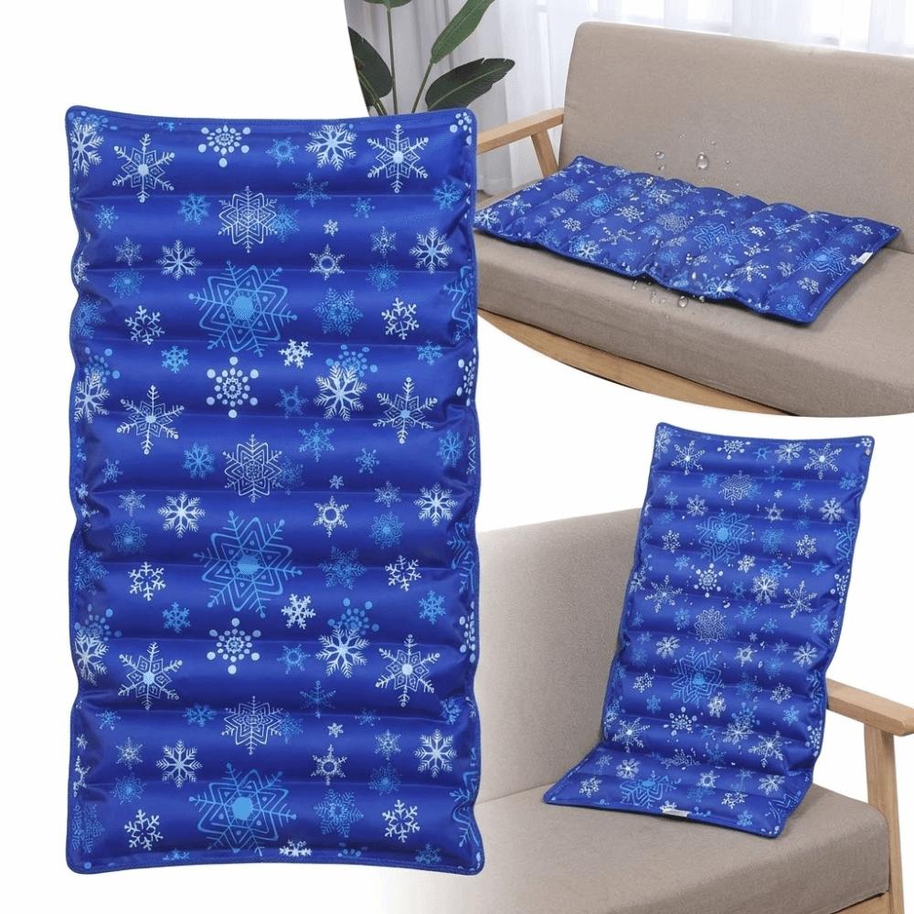 Refillable Ice Seat Cushion DIY Design Foldable Pet Cooling Gel Mat Summer Cool Portable Water Filling Cushion Kids Adult