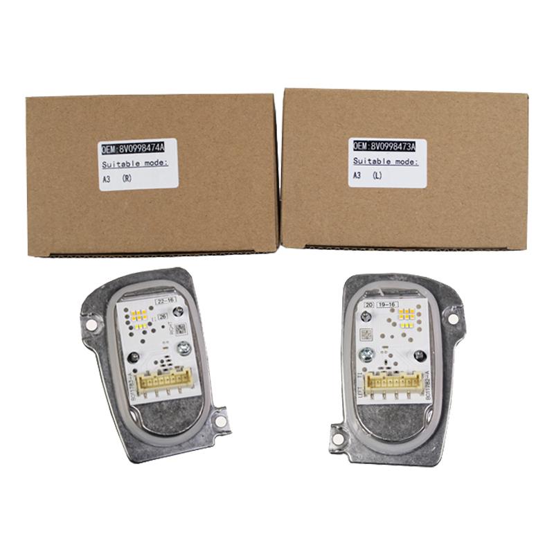 8V0998473A 8V0998474A 90071302 90071303 B011782-A B011783-A Led Headlight DRL Car Light Module Led Angel Eyes For A3 S3