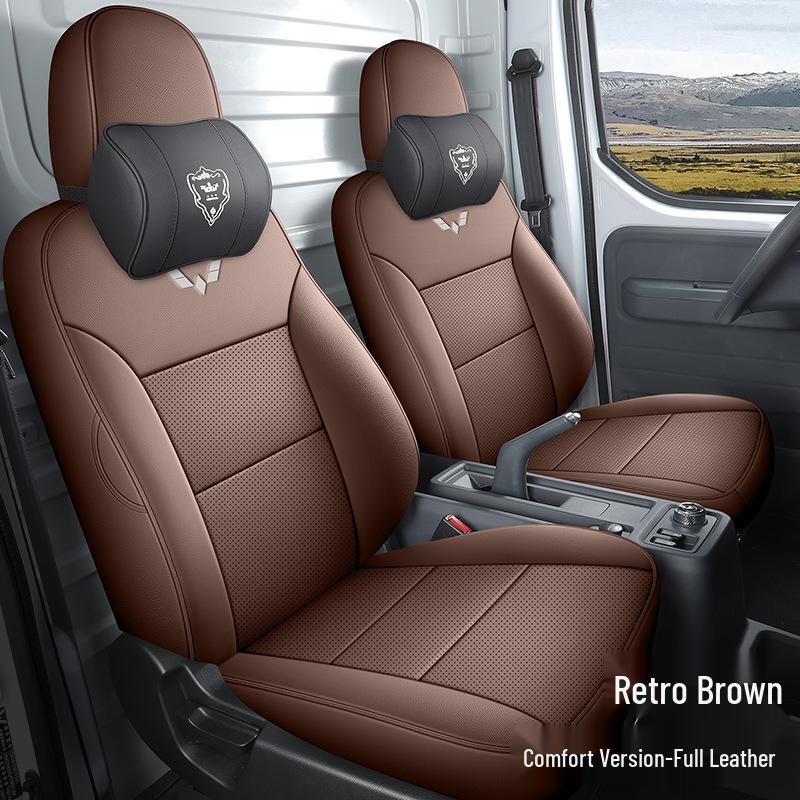 Full Leather Universal Car Seat Cushion for Wuling Yangguang - Four Seasons Model