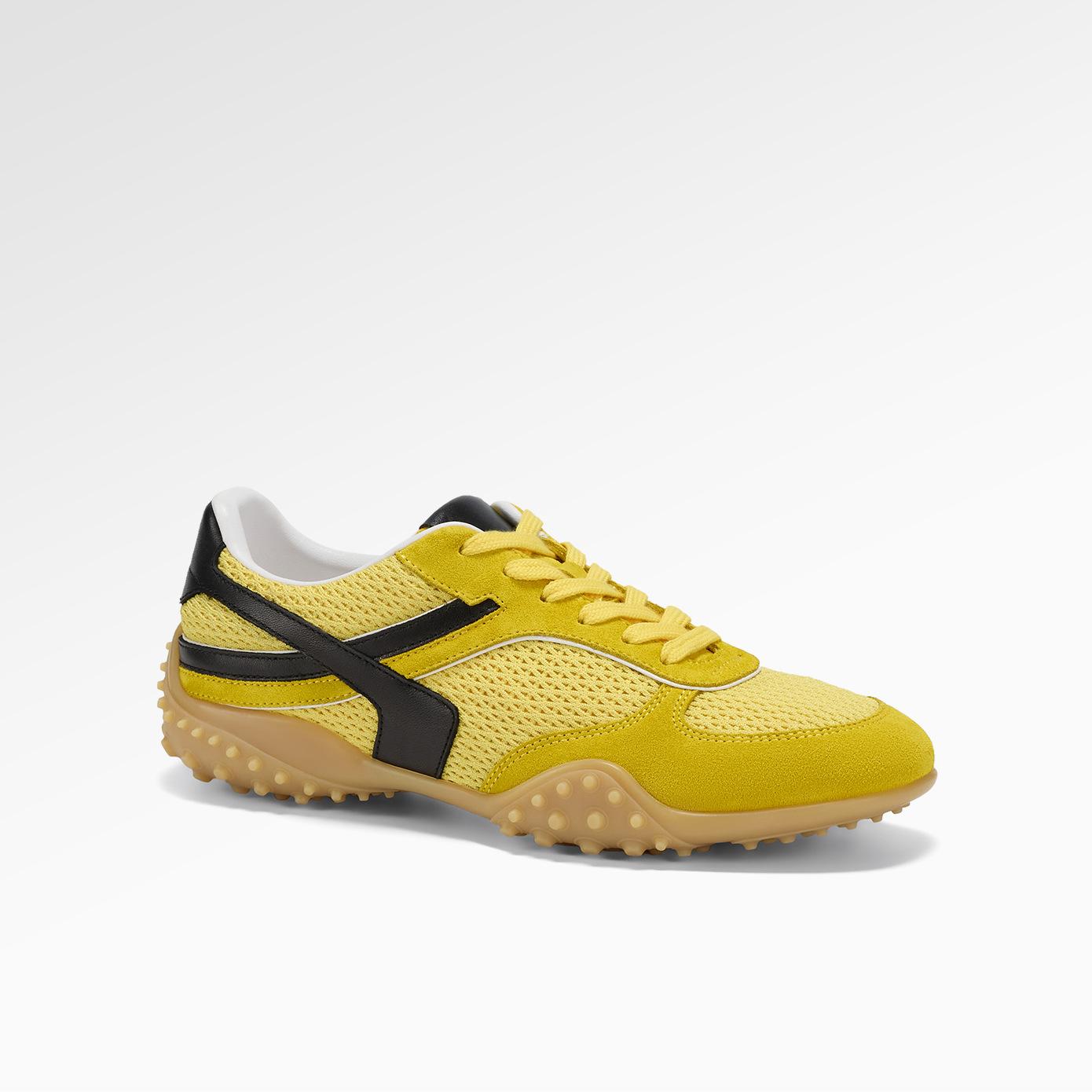 

Color matching platform retro German training shoes spring 2025 new models not tired feet soft soles light sports shoes board shoes women s shoes 35 жовтий