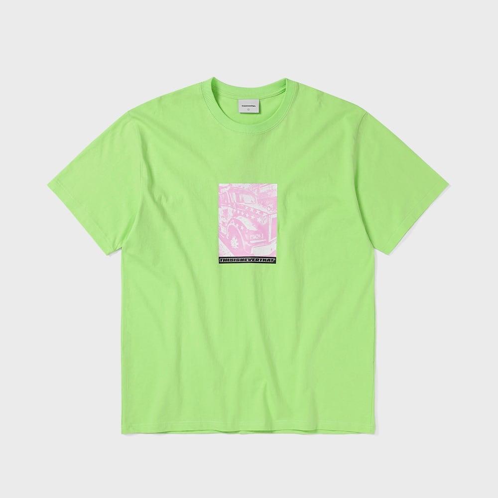 ThIs Is Never That Old Truck Tee Light Green S