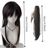 High Ponytail Men's Hanfu Cosplay Wig Chinese Style Long Straight Hair  Photo Props