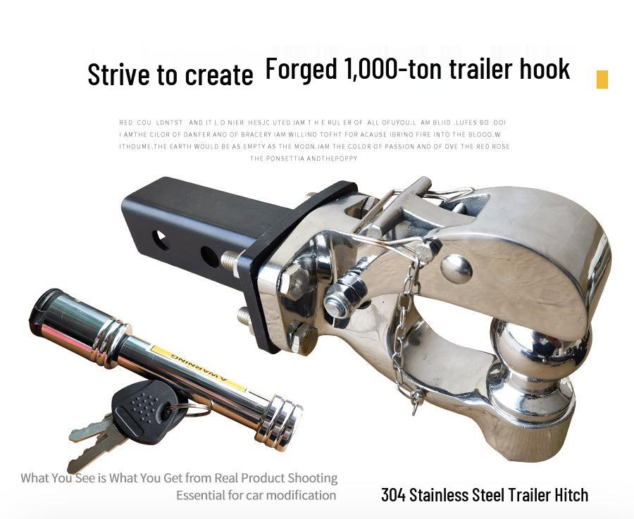 Reinforced Trailer Hitch for Tank 300/400/500, Fangchengbao 5, and Pickup Trucks