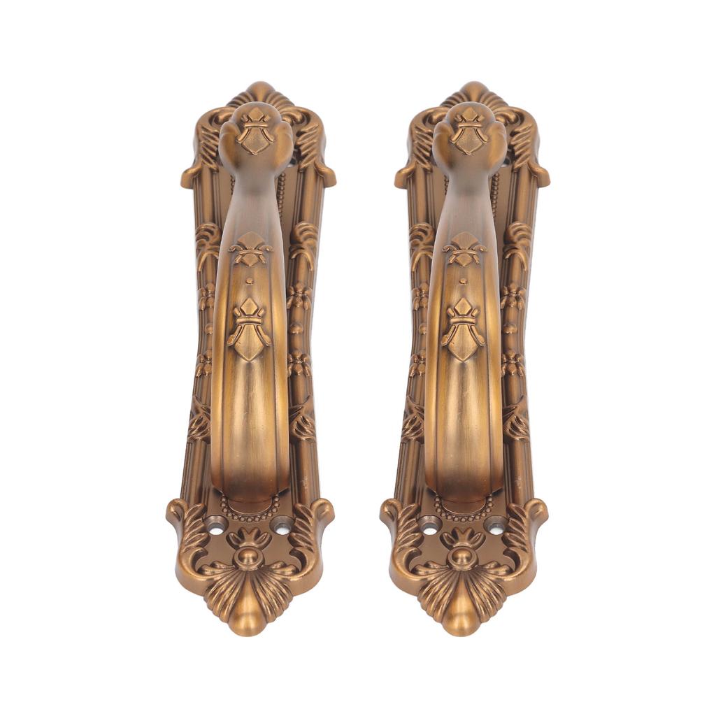 2 Set Sliding Barn Door Handles and Pulls Aluminum Alloy Bronze Pull Handle for Sliding Doors Gates