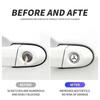 AABIH1 2/5/10Pcs Car Door Lock Keyhole Protection Stickers Emblem For Mercedes Benz W211 W205 W213 W203 C218 A207 CLA CLS E Class