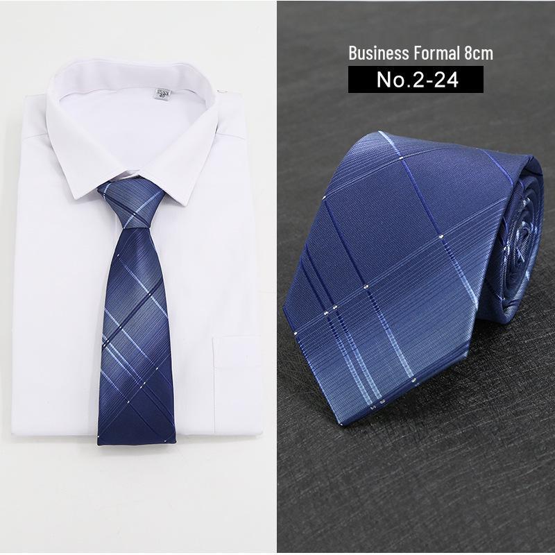 Men's Formal Business Casual Solid or Striped Tie