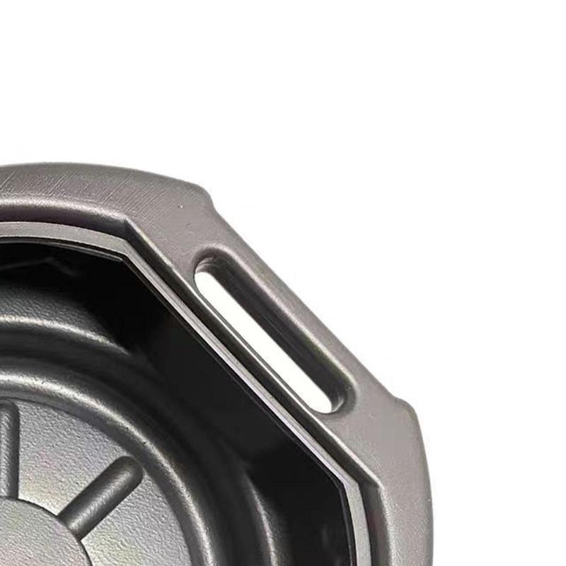Oil Drain Can Fluted Collect Pan Leak Waste Engine Oil Collector Oil Trip Tray Garage Tool for Garage Tool Car Fuel Fluid