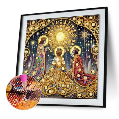 5D DIY Partial Special Shaped Drill Diamond Painting Kit Pilgrimage Decoration