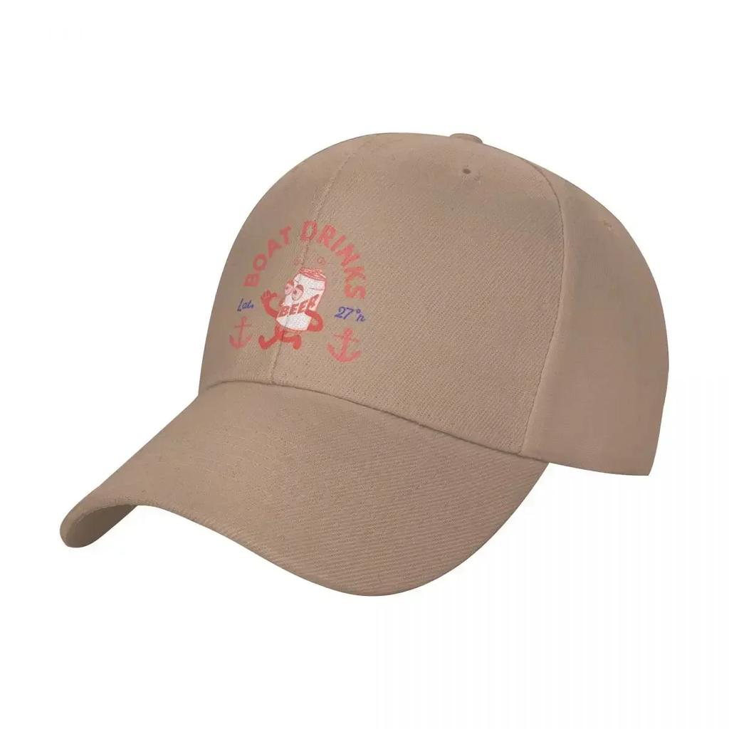 Boat DRINKS Baseball Cap beach hat Golf Cap Sun Hat For Children Snap Back Hat Unisexs Hats Womens