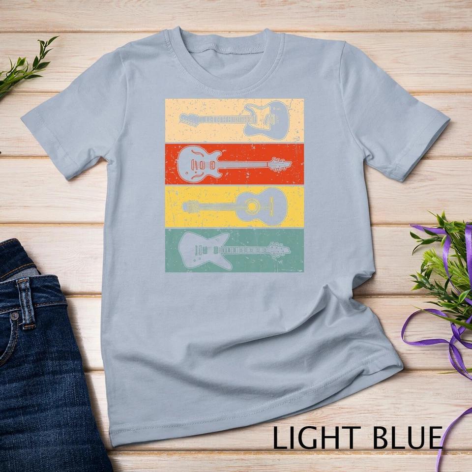 Cool Guitar For Men Women Vintage Guitar Lovers Guitarist T-Shirt Unisex T-shirt 5