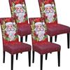 Cartoon Christmas Chair Cover Xmas Decoration Wear for Chairs  Christmas Decoration