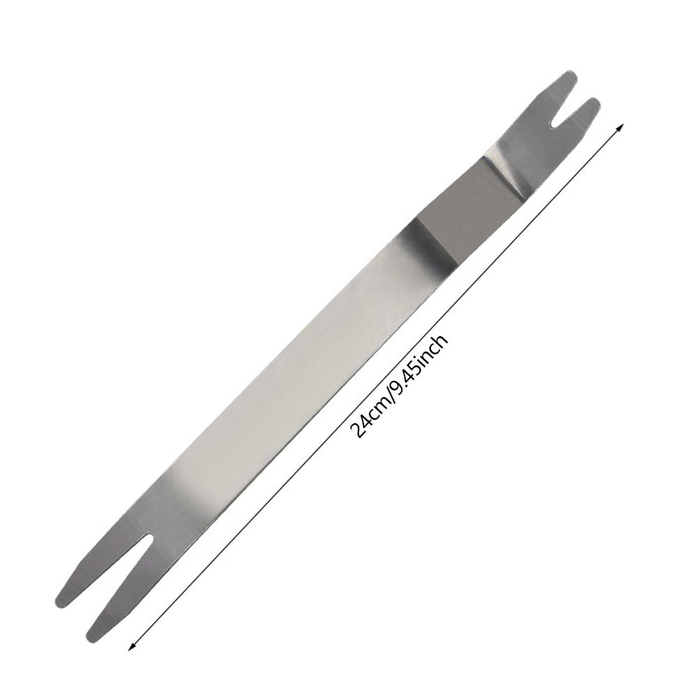 Stainless Steel Scraper Ultra Sharp Scrapers Remove Residue from Steel Aluminum and More Ends Offer Extra Leverage Car Tool