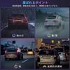 MAZERO LED Warning Light, Solar Strobe Light, Flat Type, High Brightness, Vibration Sensor, Flashing