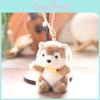 Cute Animal Plush Toy Keychain With Short Plush For Bag Decoration