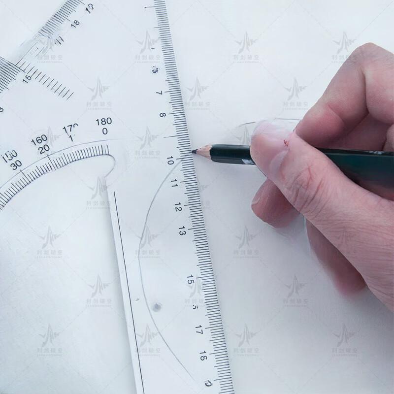 Precision Geometry Triangle Ruler Set