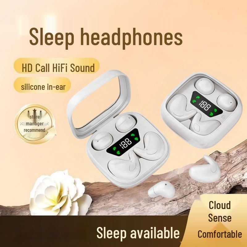 MD38 Dual Bluetooth Earbuds: Ultra-Thin, Mini, Universal with High-Quality Sound for Gaming & Sleep