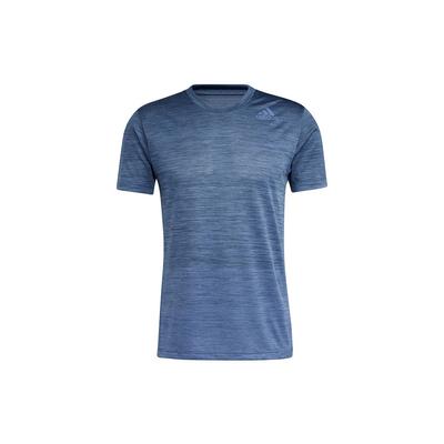 Gradient Tee Sports Training Crew Neck Short Sleeve Men Tops Blue GM0636