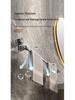 Retractable No-Drill Suction Cup Towel Rack - Strong Stainless Steel Hanger for Bathroom Storage