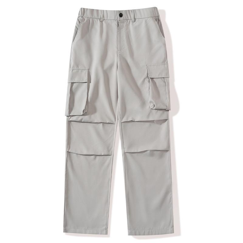 Новый однотонный спортивный повседневный комбинезон Мужские брюки Многокарманные штурмовые штаны S