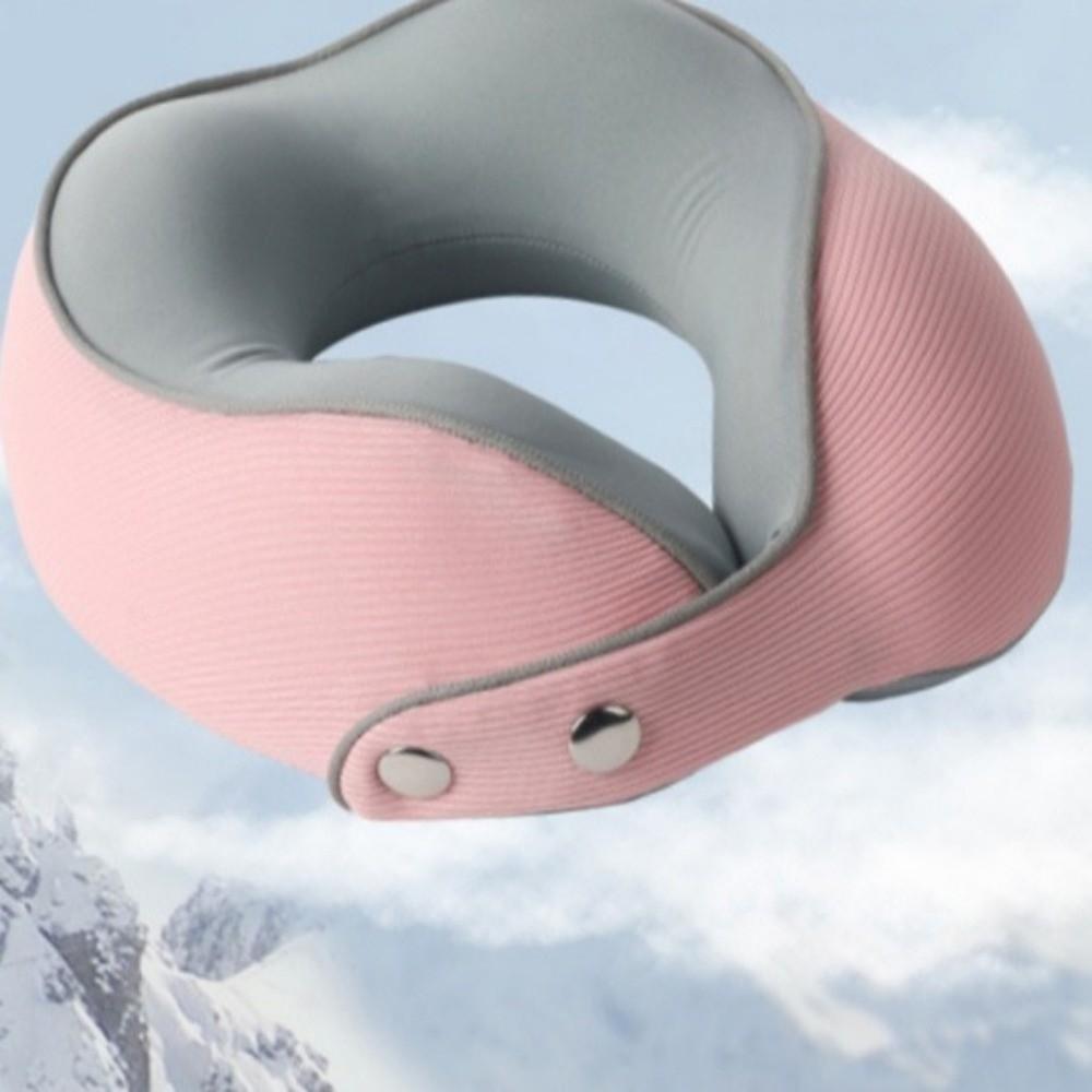 Portable Neck Pillow Multi-functional U-shaped Design Travel Pillow Soft Material Comfort Support Nap Pillow Nap Time