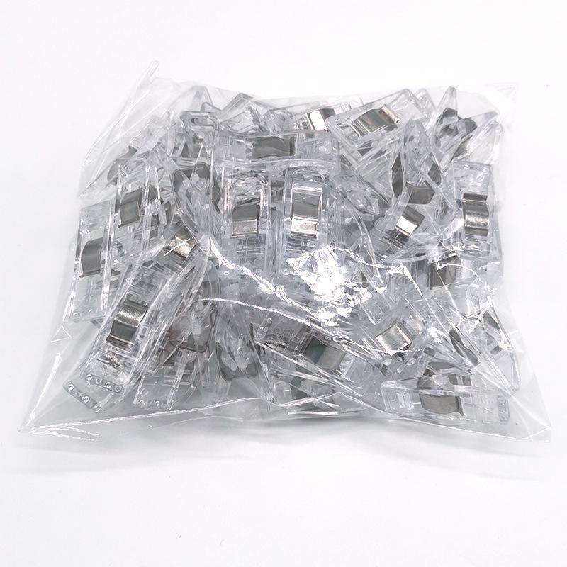 Colorful Plastic Sewing Clips for Cross-Border Japanese Hemming, Patchwork, and Fixing - AXE Clips