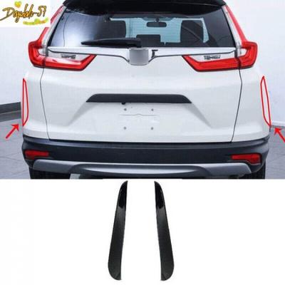 For Honda CRV CR-V 2017 2018- Black Rear Tailgate Trunk Both Side Strip Trim