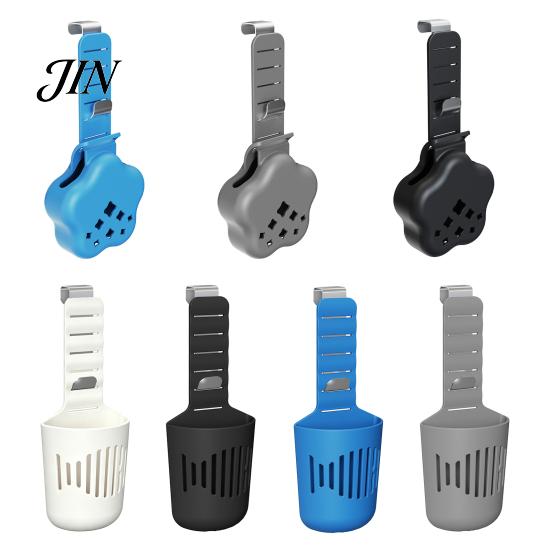 In-tank Bleach Dispenser Toilet Tank Tablet Holder, Adjustable Hanging Controlled Dispenser, with Rustproof Flexible Plastic Cleaning Basket