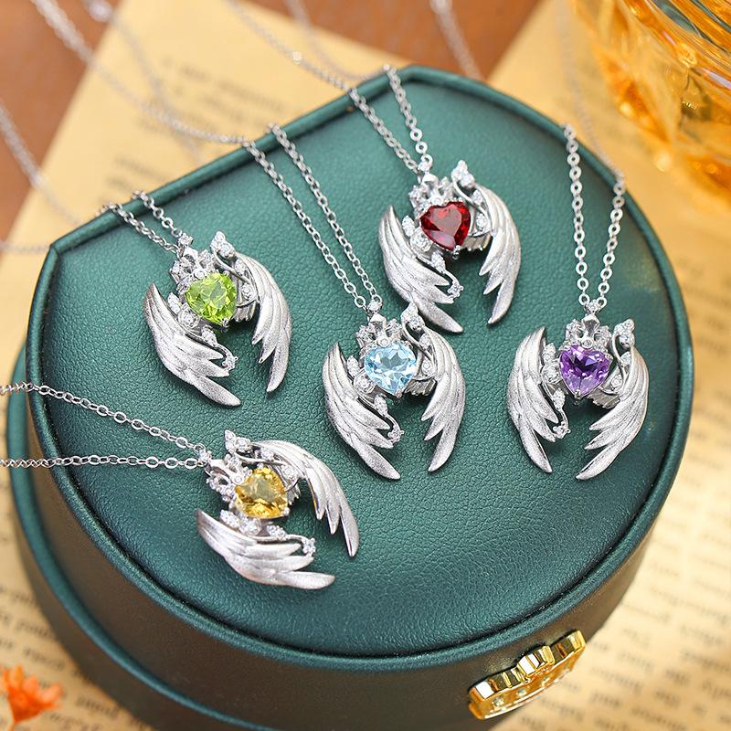 S925 Sterling Silver Clavicle Necklace for Women Simple Pendant Necklace Fashion Jewelry Gift