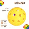 Landa PE 74mm 40-Hole Pickleball Practice Balls (10-Pack)